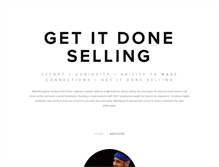 Tablet Screenshot of getitdoneselling.com